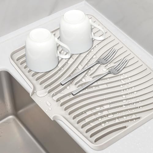 Silicone Dish Drying Mat for Kitchen Counter