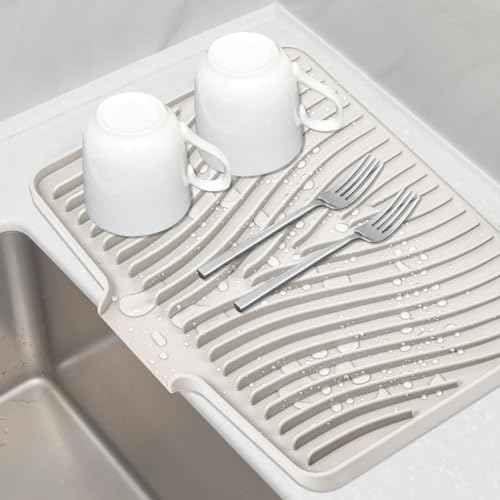 Silicone Dish Drying Mat for Kitchen Counter
