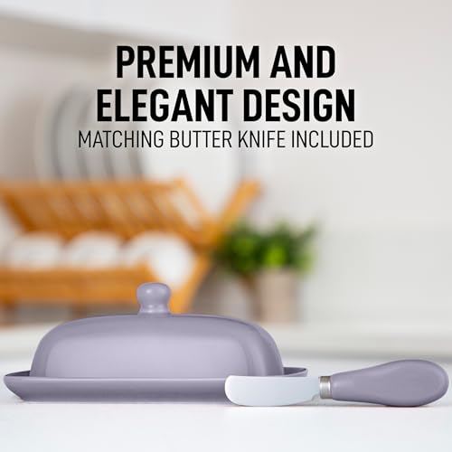 Zulay Butter Dish With Lid For Countertop