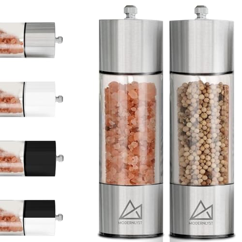 Salt and Pepper Grinder Set Manual 2 Pack (2 Count)