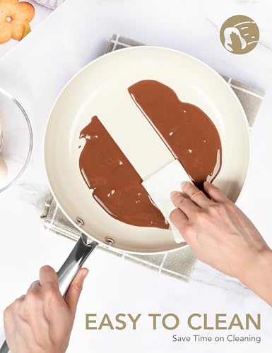 12 Inch Nonstick Frying Pan with Lid