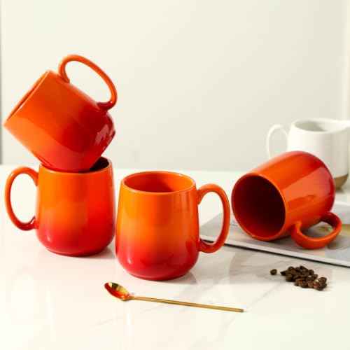 Set of 4 Ombre Coffee Mugs (4 Count)