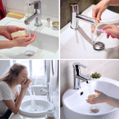 All Metal 2 in 1 Bathroom Sink Stopper