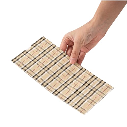 Paper Plaid Bag (100 Count)