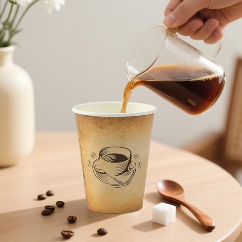 1000 Pack 12 oz Coffee Cups Disposable Hot Paper Cups (1000 Count)