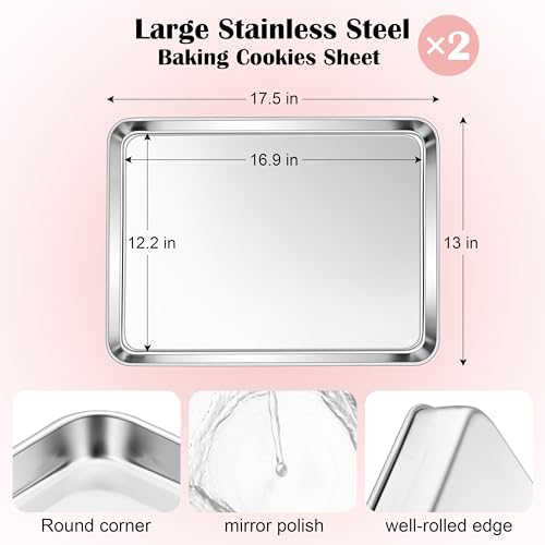 Stainless Steel Baking Sheet (2 Count)