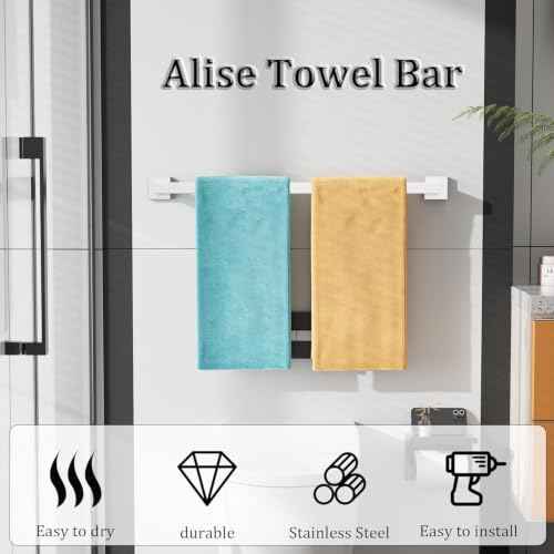 28 Inch Towel Bar for Bathroom Wall Mounted
