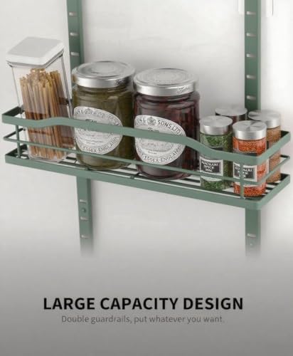 Sage Green 9 Tier Over The Door Pantry Organizer