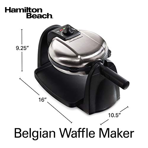 Flip Belgian Waffle Maker with Non