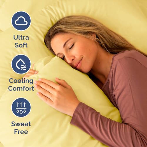 Short Queen Size 4 Piece Bed Sheet Set