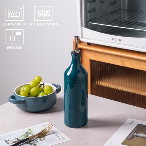 Sweejar Large Ceramic Olive Oil Dispenser Bottle
