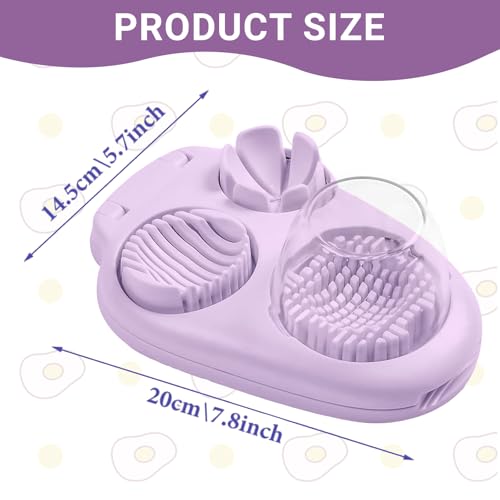 1 Pack Stainless Steel Egg Slicer
