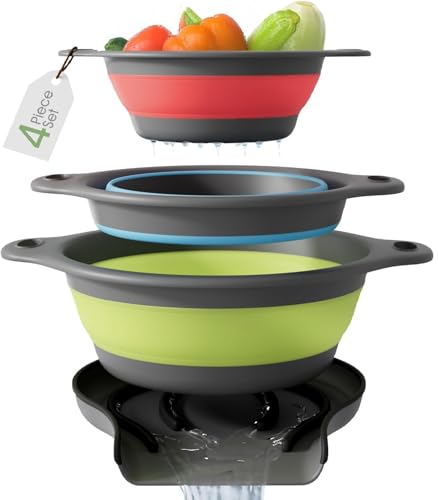 Collapsible Colanders with Self