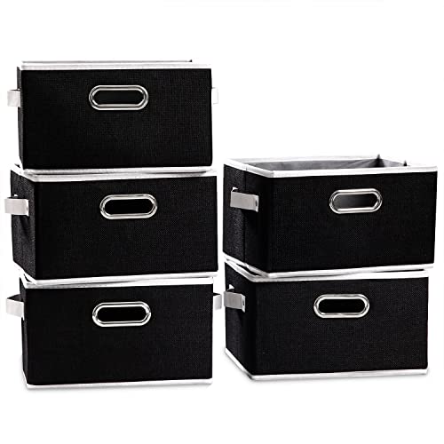 Fodable Storage Baskets for Closet [5 (5 Count)