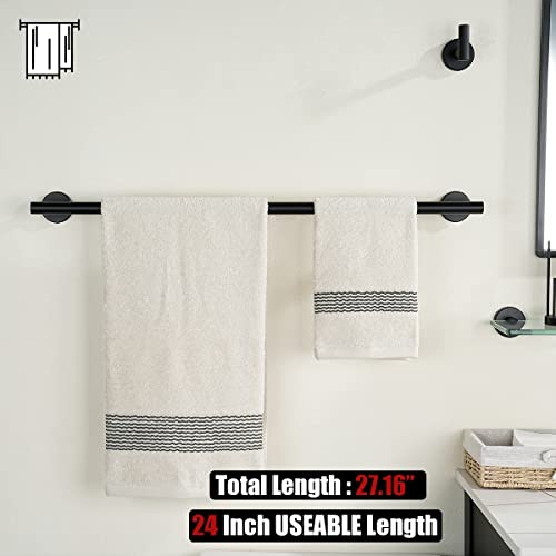 Black Towel Bar