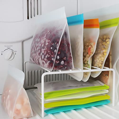 Reusable Lunch & Leftovers Freezer Storage Bags (4 Count)