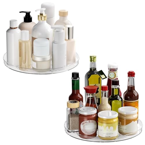 2 Pack Lazy Susan Organizer Turntable (2 Count)