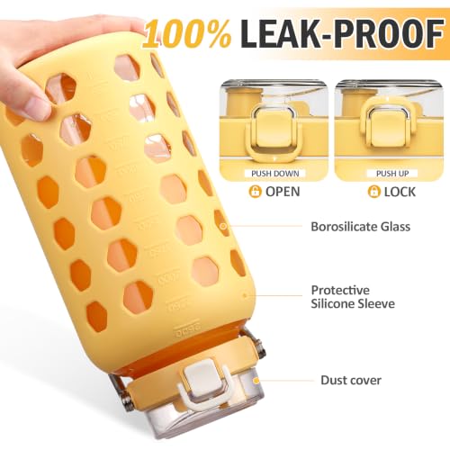 84 oz Glass Water Bottle