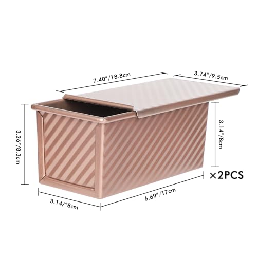 Pullman Loaf Pan With Lid (2 Count)