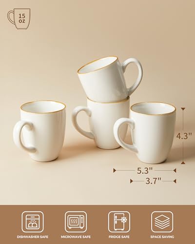 Coffee Mug 15oz (4 Count)