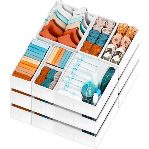 FAMILY PACK】Drawer Organizer Clothes (20 Count)