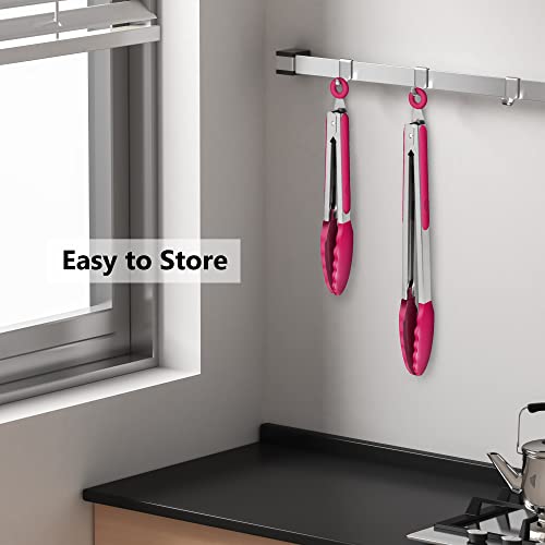 2 Pack Silicone Kitchen Tongs (2 Count)