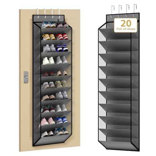 10 Tiers Mesh Over Door Shoe Organizer Storage