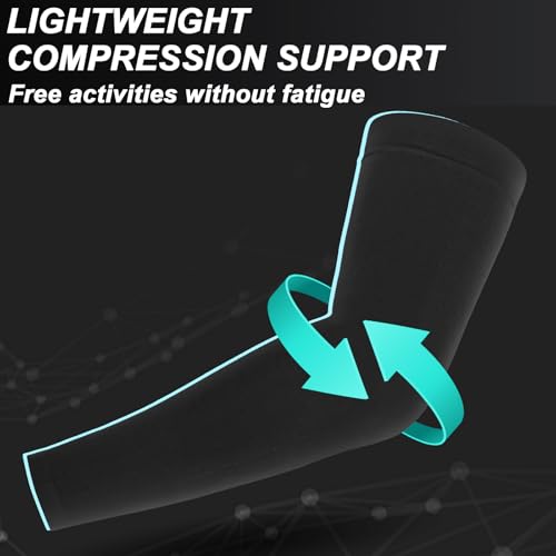 UV Sun Protection Arm Sleeves for Men Women