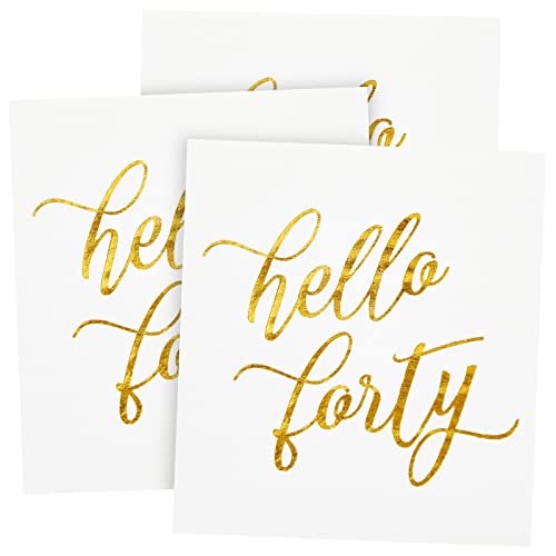 40th Birthday Napkins (50 Count)