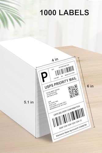 4x6 Thermal Labels (6000 Count)