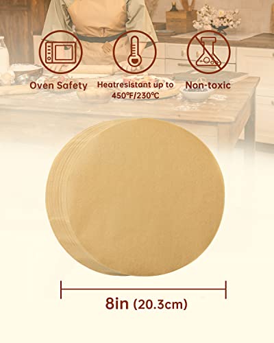 Unbleached Parchment Paper Rounds (400 Count)