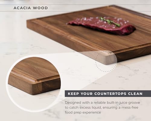 Large Acacia Wood Cutting Board