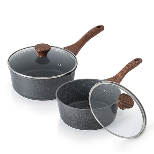 Nonstick Sauce Pan Set with Lid