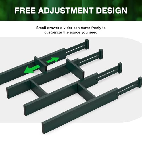 Expandable Bamboo Drawer Dividers