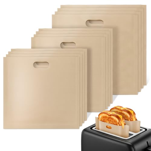 12 Pack Toaster Bags Reusable (12 Count)