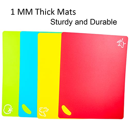 Flexible Cutting Boards Set (4 Count)