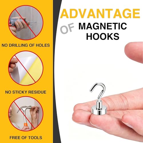Magnetic Hooks (6 Count)