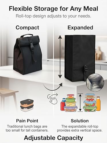 Insulated Foldable Lunch Bag