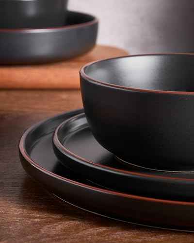 Mercury 12 Piece Stoneware Dinnerware Set (11.98 Count)