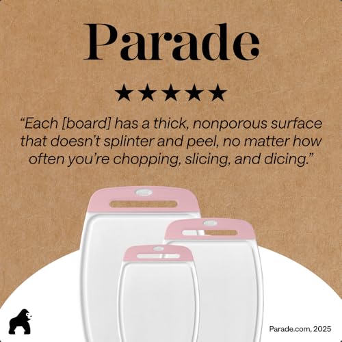 BPA Free Reversible Kitchen Cutting Board (3 Count)