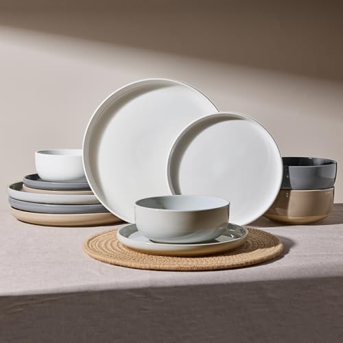 Milkyway 12 Piece Stoneware Dinnerware Set
