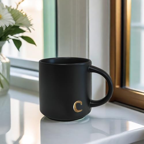 Black Ceramic Coffee Mug