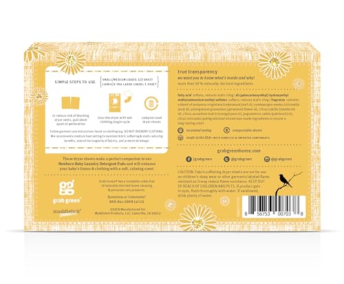 Newborn Baby Dryer Sheets (40 Count)