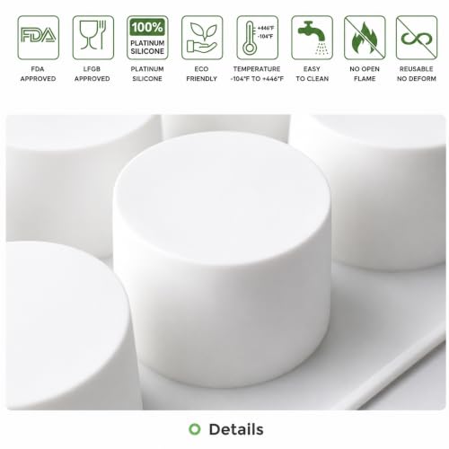Cylinder Silicone Mold for Baking Mousse Cake
