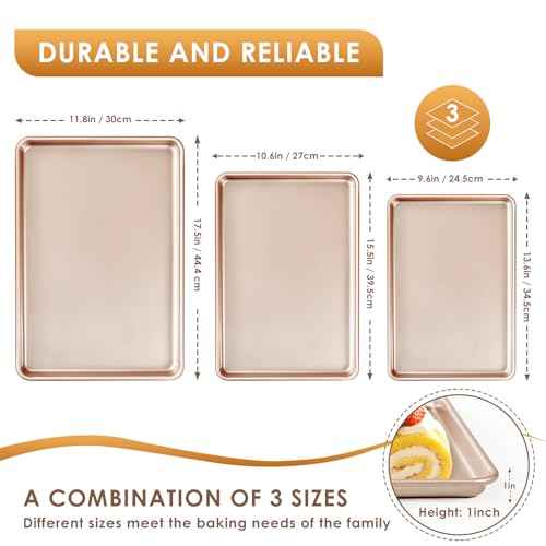Baking Sheet Pan Set of 3 (3 Count)