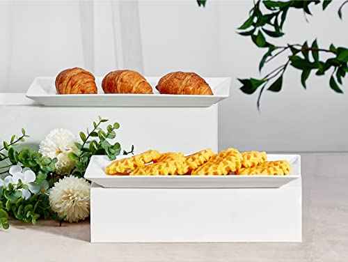 12 Inch Ceramic Serving Platters (4 Count)