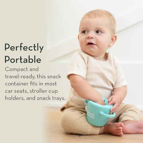 Happy Snacker Spill Proof Silicone Snack Cup