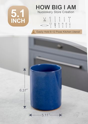 Ceramic Kitchen Utensil Holder for Countertop