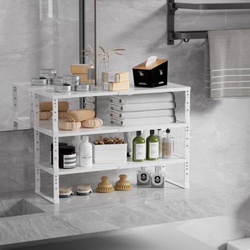 Expandable Spice Rack & Kitchen Cabinet Organizer (3 Count)