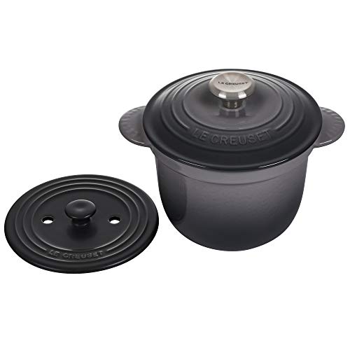 Enameled Cast Iron Rice Pot & Stoneware Insert